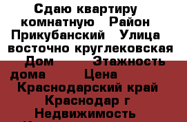 Сдаю квартиру 2 комнатную › Район ­ Прикубанский › Улица ­ восточно-круглековская › Дом ­ 54 › Этажность дома ­ 16 › Цена ­ 14 000 - Краснодарский край, Краснодар г. Недвижимость » Квартиры аренда   